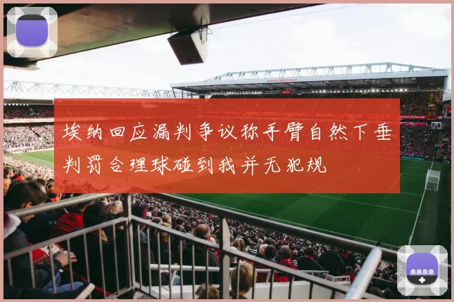 埃纳回应漏判争议称手臂自然下垂判罚合理球碰到我并无犯规