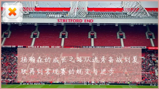 杨瀚森的成长之路从选秀备战到夏联再到常规赛的蜕变与进步